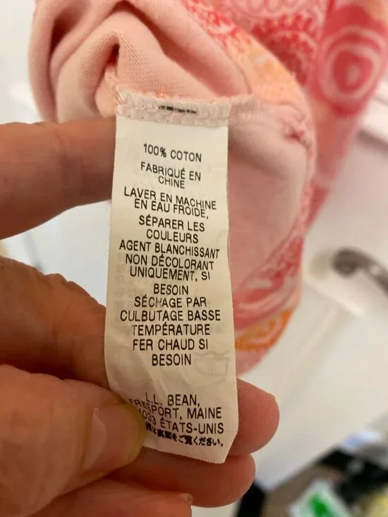 L.L. Bean Pink Orange 100% Cotton Racer Back Girls Dress Size 10 - Picture 7 of 11